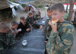 Cossack military-patriotic camp