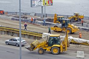 Construction of road junction