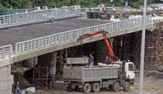 Construction of road junction