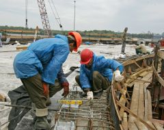 Construction of road junction