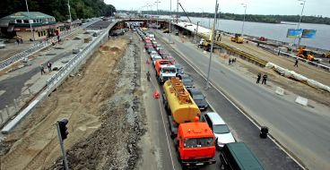 Construction of road junction