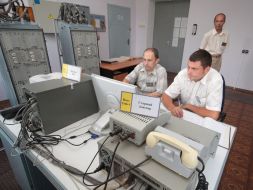 Employees of the National Center for Control and testing of space vehicles