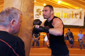 Fritz Zdunek and  Vitaliy Klichko