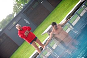 Fritz Zdunek and  Vitaliy Klichko