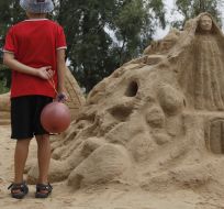 Песчаная скульптура