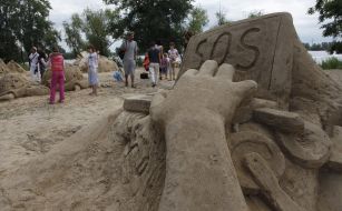 Песчаная скульптура