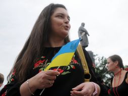 Participant of march