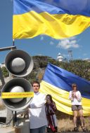 Students demand to return to Ukraine a lighthouse at Cape Sarich