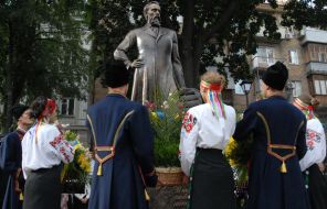 Opening of monument to Boris Grinchenko