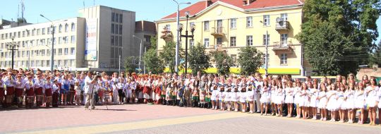 Establishing a record of Ukraine for the anthems