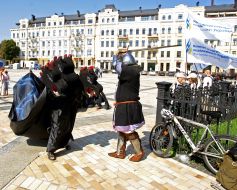 Participants of the action "A footstep away from independence"