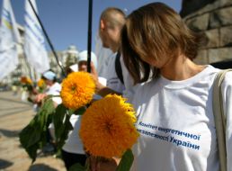 Participants of the action "A footstep away from independence"