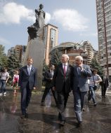 Nikolay Azarov, Aleksandr Popov and Anatoliy Prisyazhnyuk