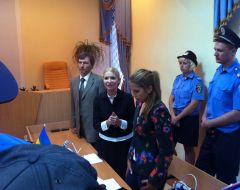 Nikolay Siryi and Yulia Timoshenko with daughter