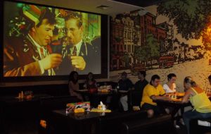 Visitors of cafe