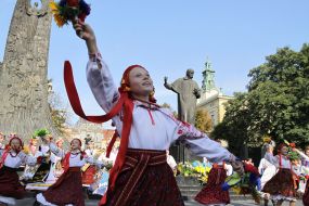 Участники фольклорного коллектива