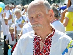 Участник парада вышиванок