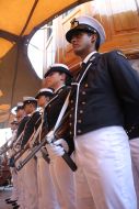 Member of sailing-vessel crew Amerigo Vespucci
