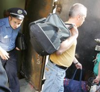 Militia employee and guard