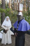 Participants of role-playing historical game