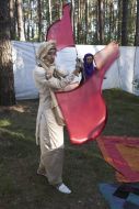 Participants of role-playing historical game