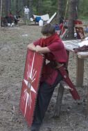 Participant of role-playing historical game