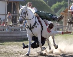 Actors of equestrian theater