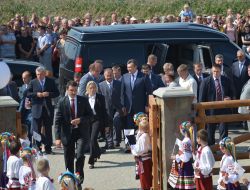 Arrival of Viktor Yanukovich