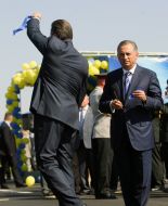Viktor Yanukovich and Boris Kolesnikov