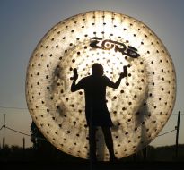 Ball for zorbing