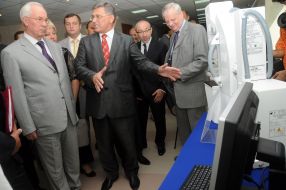 Nikolay Azarov, Aleksandr Vereshchak and Gennadiy Kernes