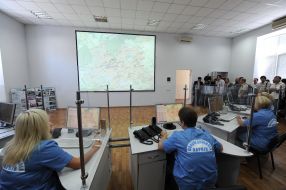 Center of controller's service of the quick and first aid
