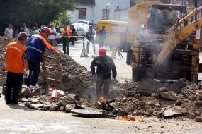 Liquidation of consequences of explosion of gas in Uzhgorod