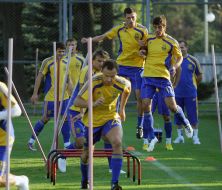 Игроки сборной команды Украины по футболу