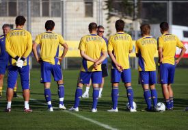 Игроки сборной команды Украины по футболу