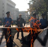 Сотрудники милиции