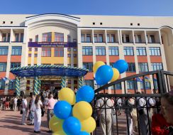 Opening of new engineering gymnasium of Kiev