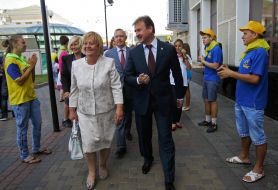 Александр Попов и Вера Горюнова