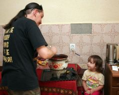 Preparation of borsch on an electro-tile