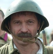 Participant of reconstruction of episode of Zaporozhia defensive