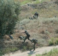 Reconstruction of one of episodes of defensive of Zaporozhia