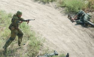 Reconstruction of one of episodes of defensive of Zaporozhia