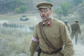 Participant of reconstruction of episode of Zaporozhia defensive