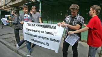 Participant of action in defence of mansion of Aleksandr Murashko