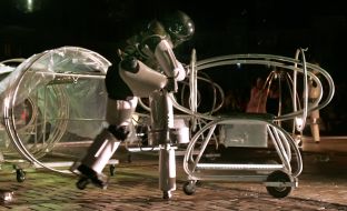 Participant of theatrical «Planet Lem»