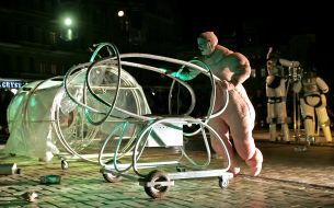 Participants of theatrical «Planet Lem»