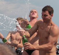 Artem Silchenko, Michal Navratil and Gary Hunt