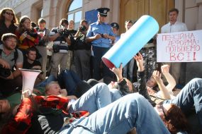 Protest action participants