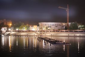 Opening of embankment