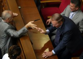 Леонид Кучма и Владимир Рыбак 